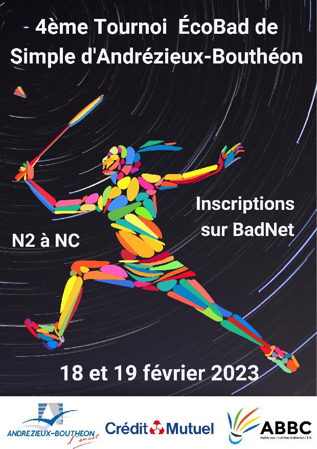 4ème Tournoi EcoBad – Andrézieux Bouthéon