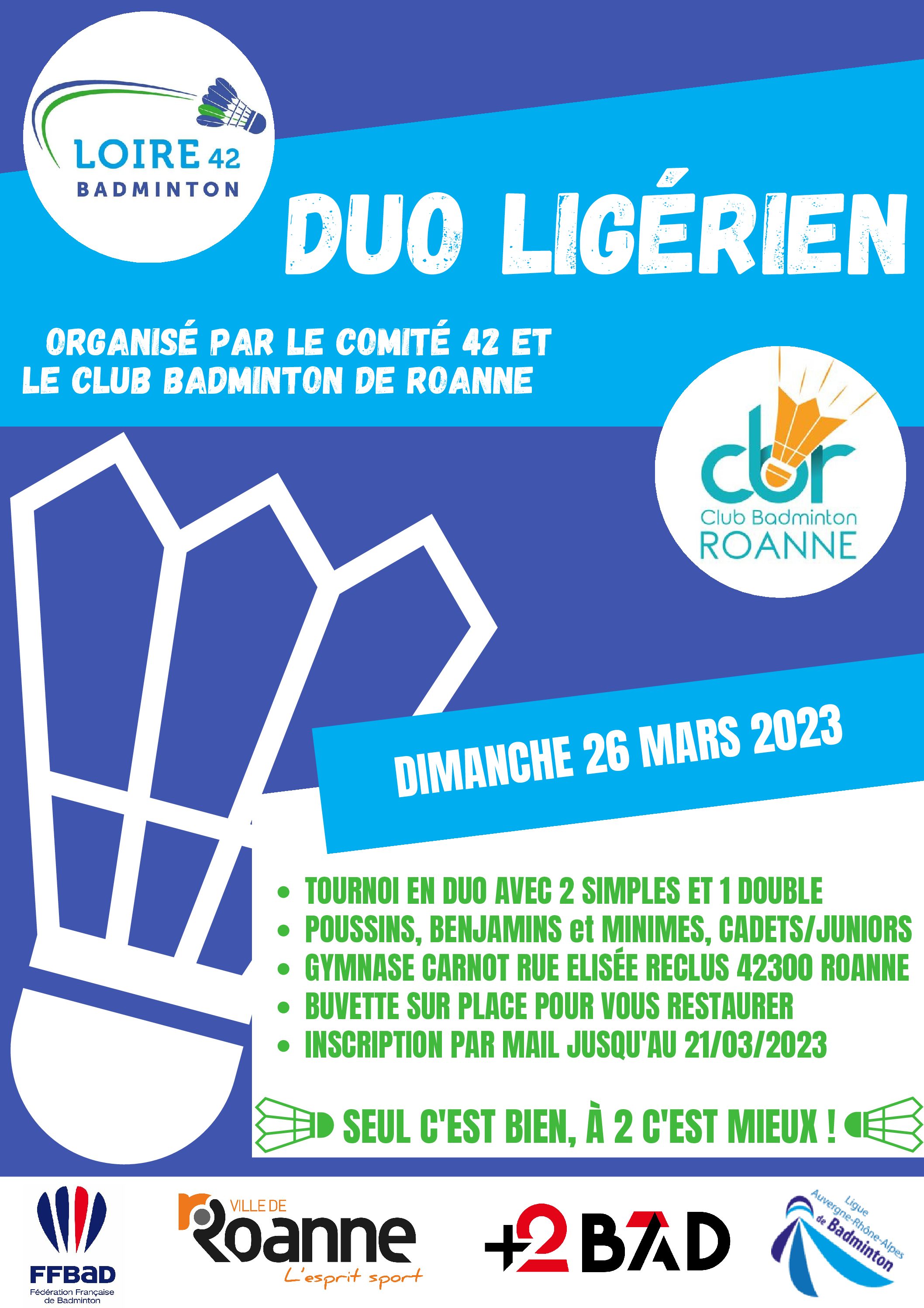 2e édition – Tournoi Duo ligérien – Jeunes