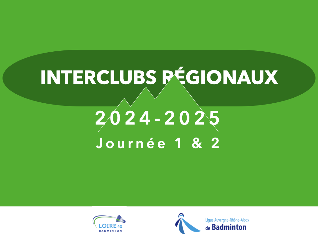 INTERCLUBS REGIONAUX C’EST PARTI