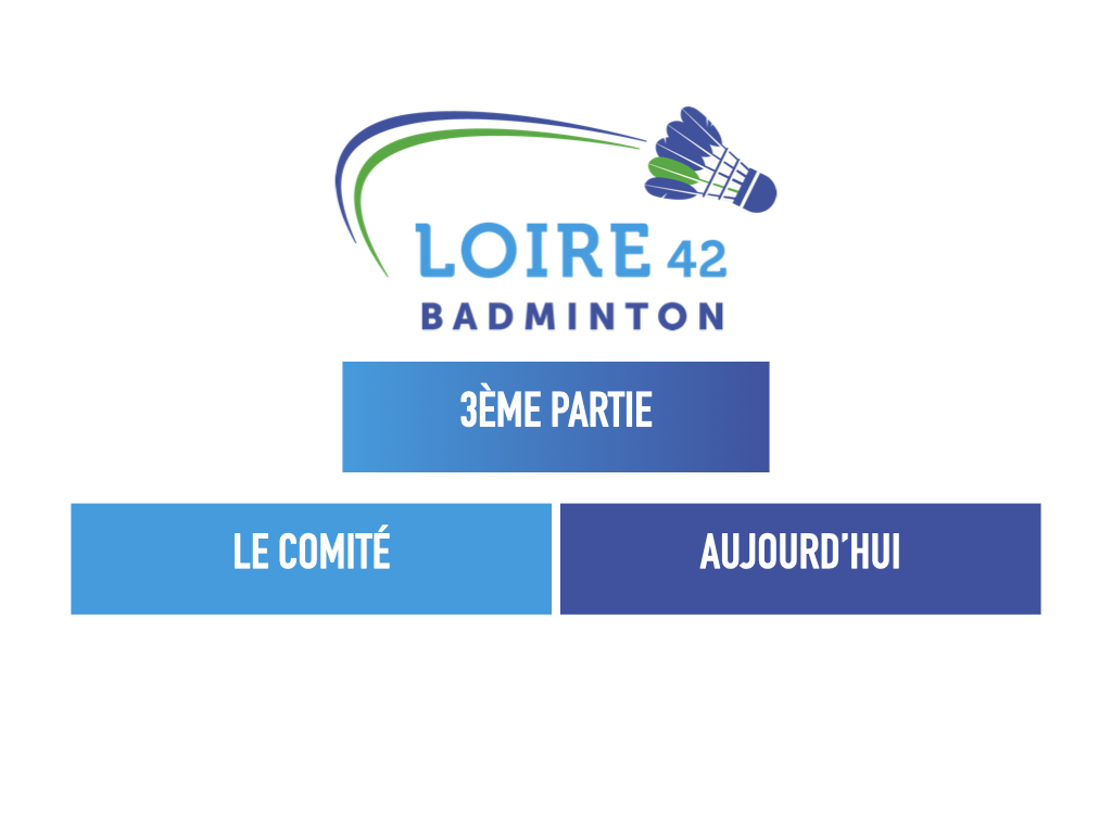 3. LE COMITÉ AUJOURD’HUI