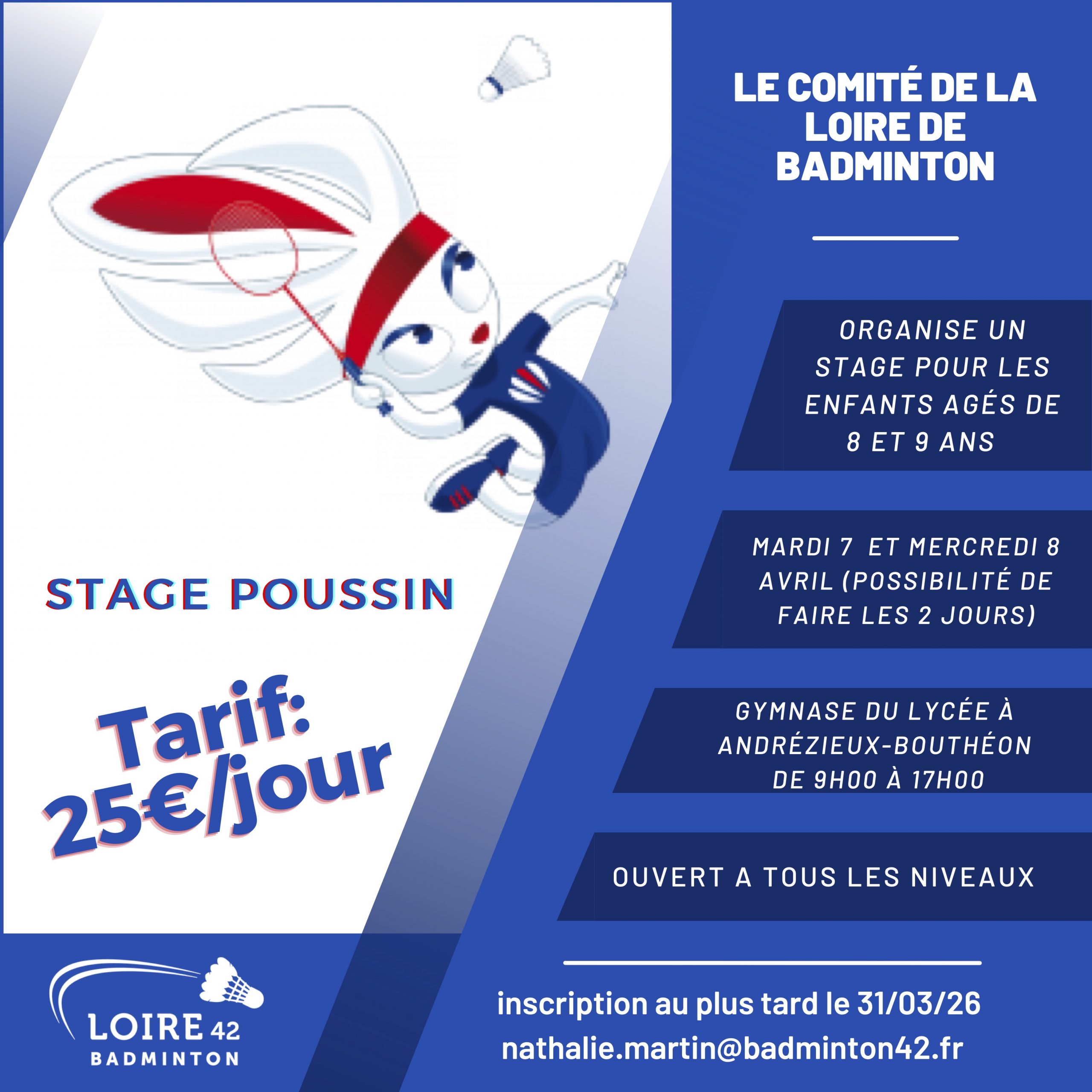 STAGE POUSSIN POUR PÂQUES